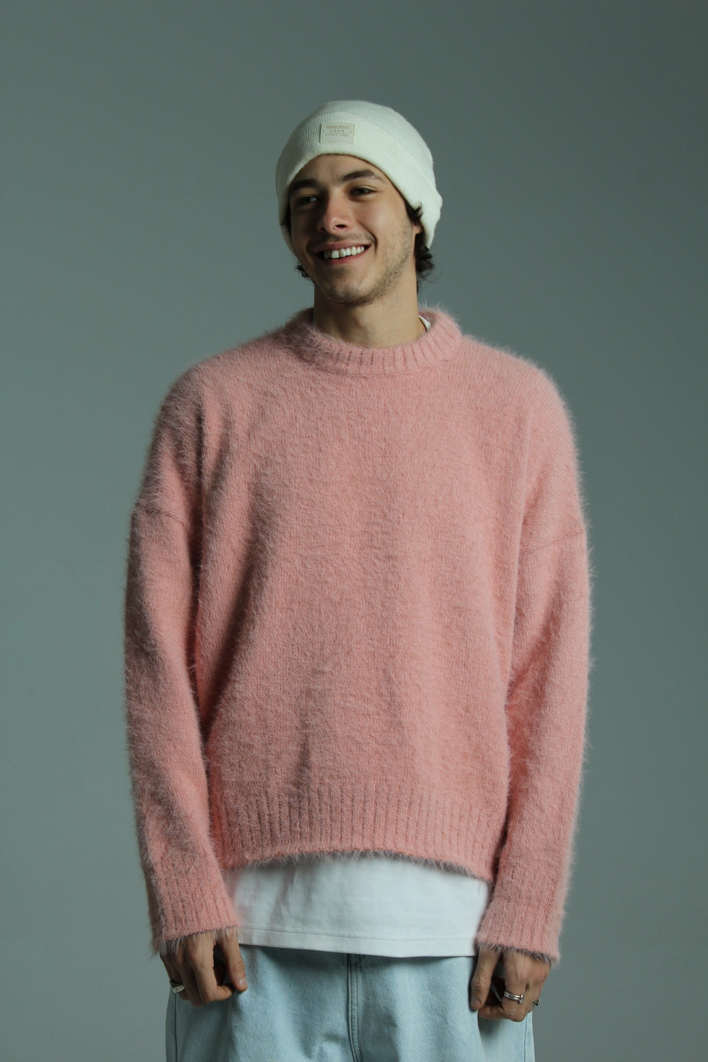 Pink Knit Mohair sweatshirt