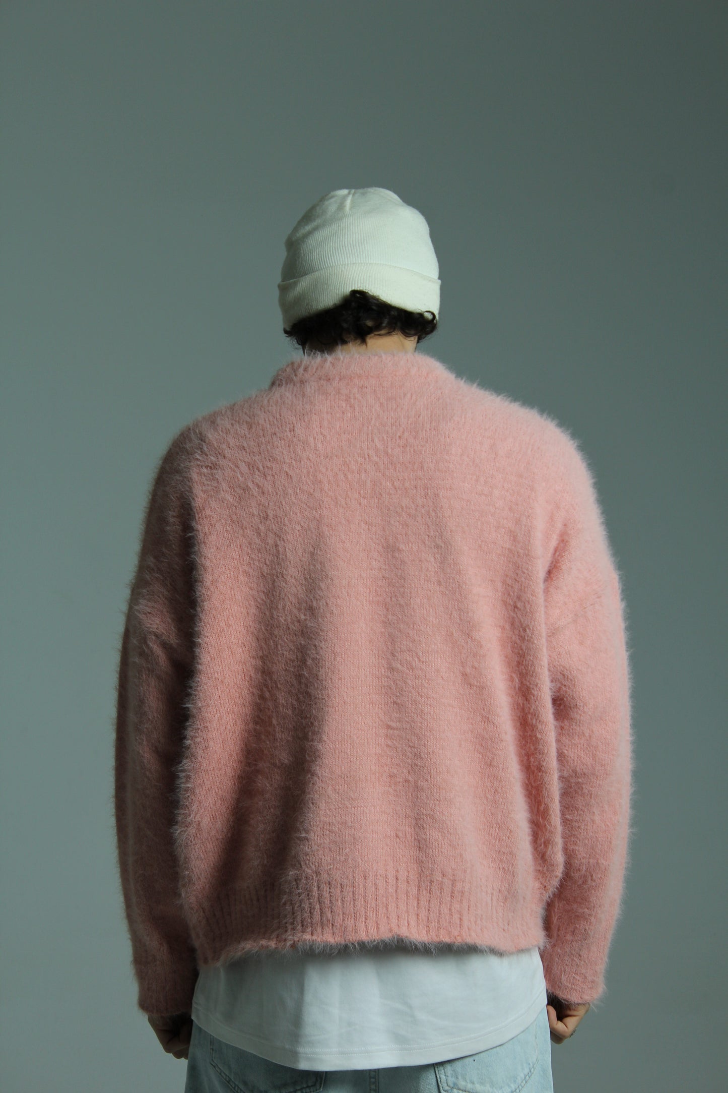 Pink Knit Mohair sweatshirt