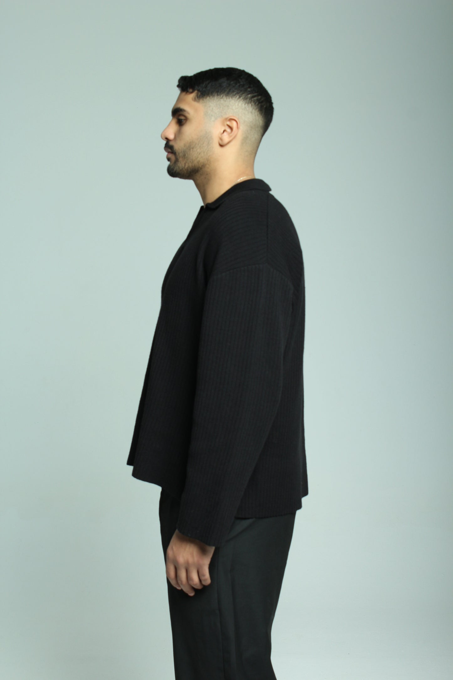 Black Polo Sweater
