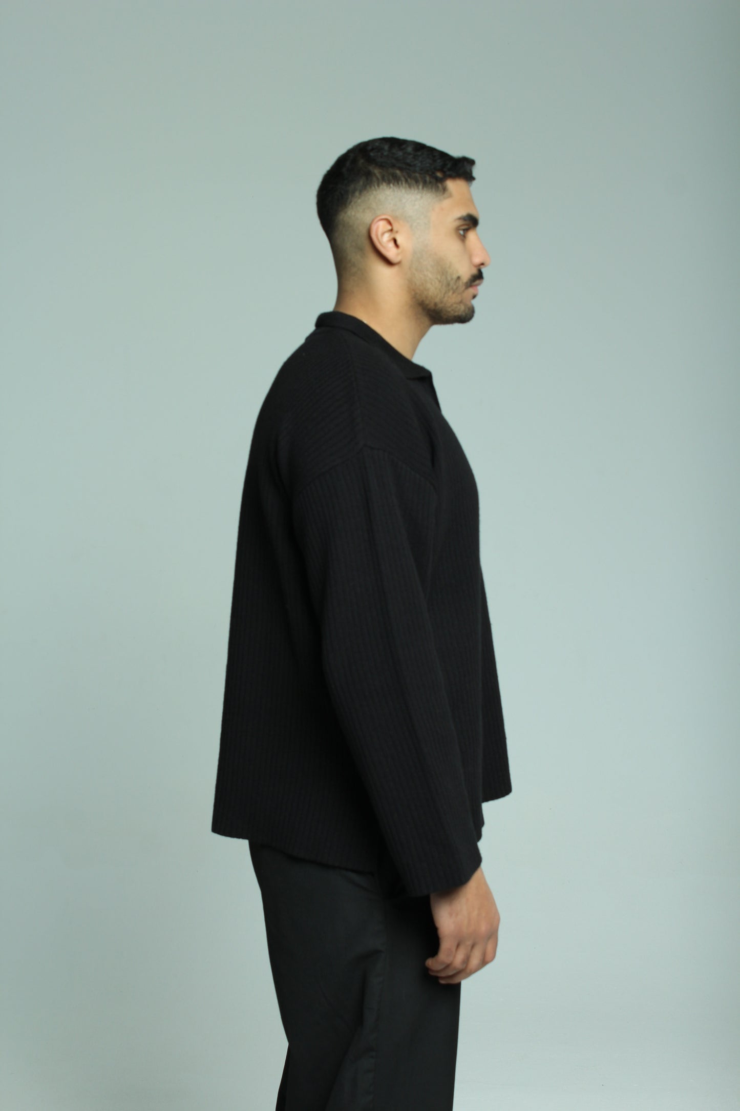 Black Polo Sweater